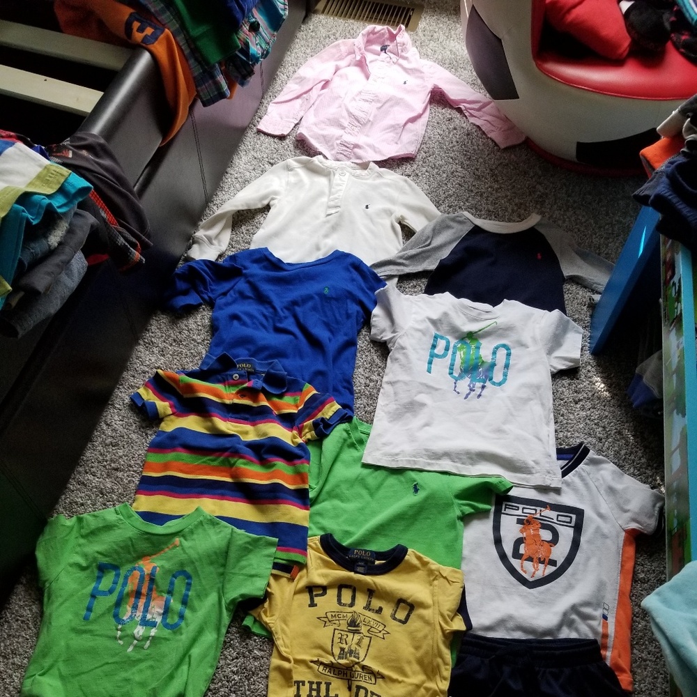 BOYS 12 PIECE RALPH LAUREN LOT SIZE 4T/4